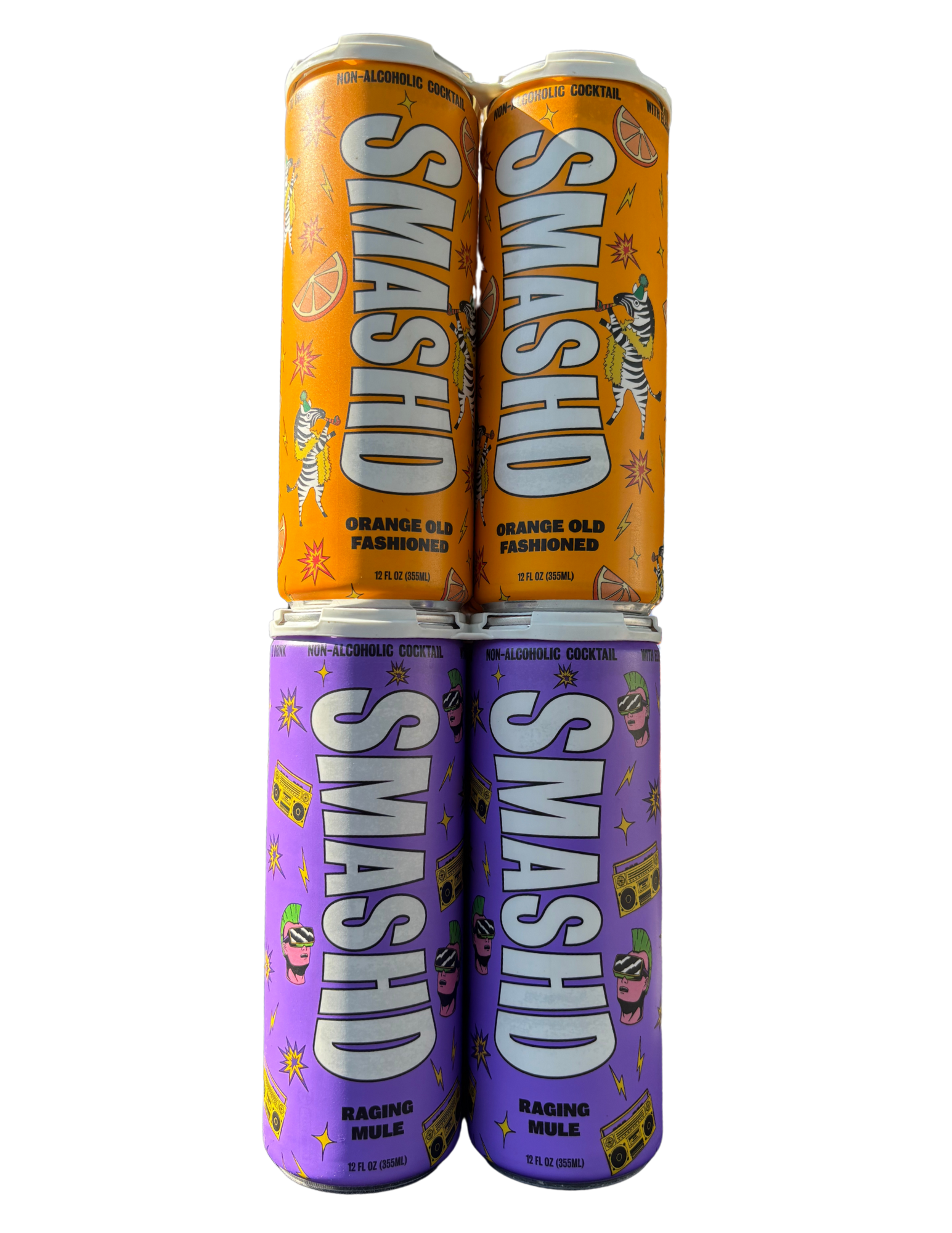 SMASHED Cocktail "Raging Mule" / "Orange Old Fashion" 4pack